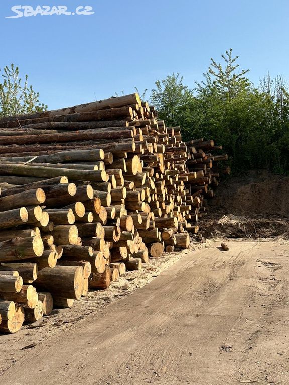 Palivové dřevo kulatiny