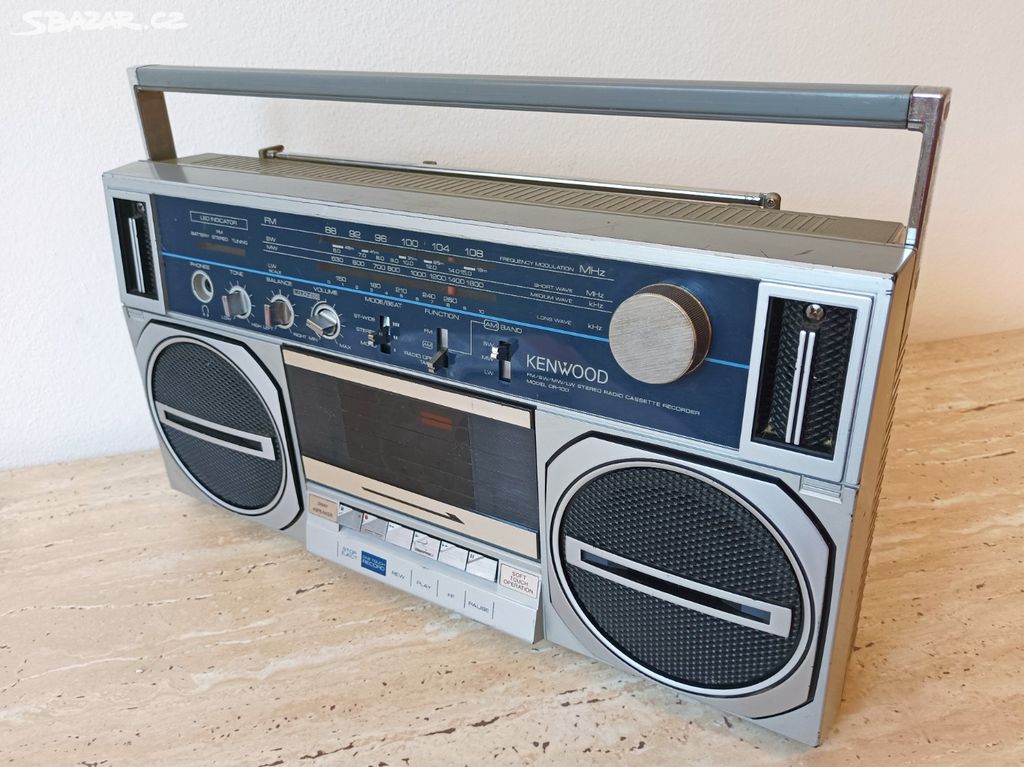 BOOMBOX Kenwood CR-100, made in Japan, rok 1985/86