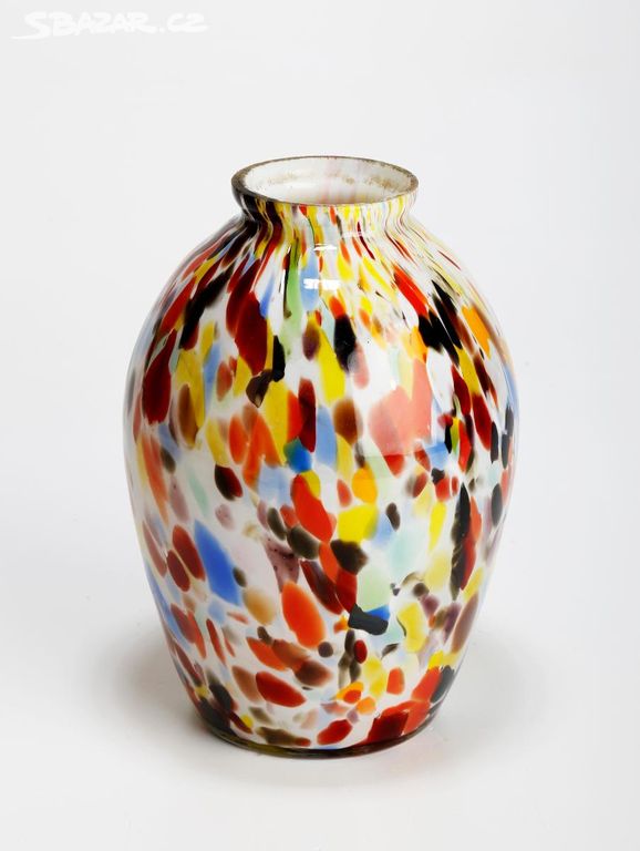 Váza brokové sklo - Salomon Reich