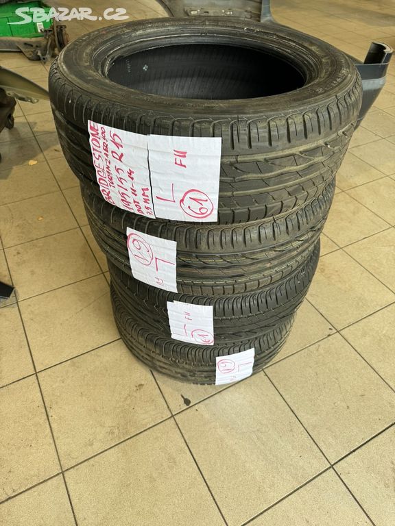 Letní pneumatiky BRIDGESTONE 195/55 R15 NEJETÉ