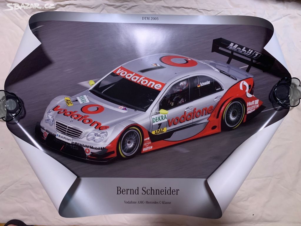 Bernd Schneider - Mercedes - DTM 2005 - plakát
