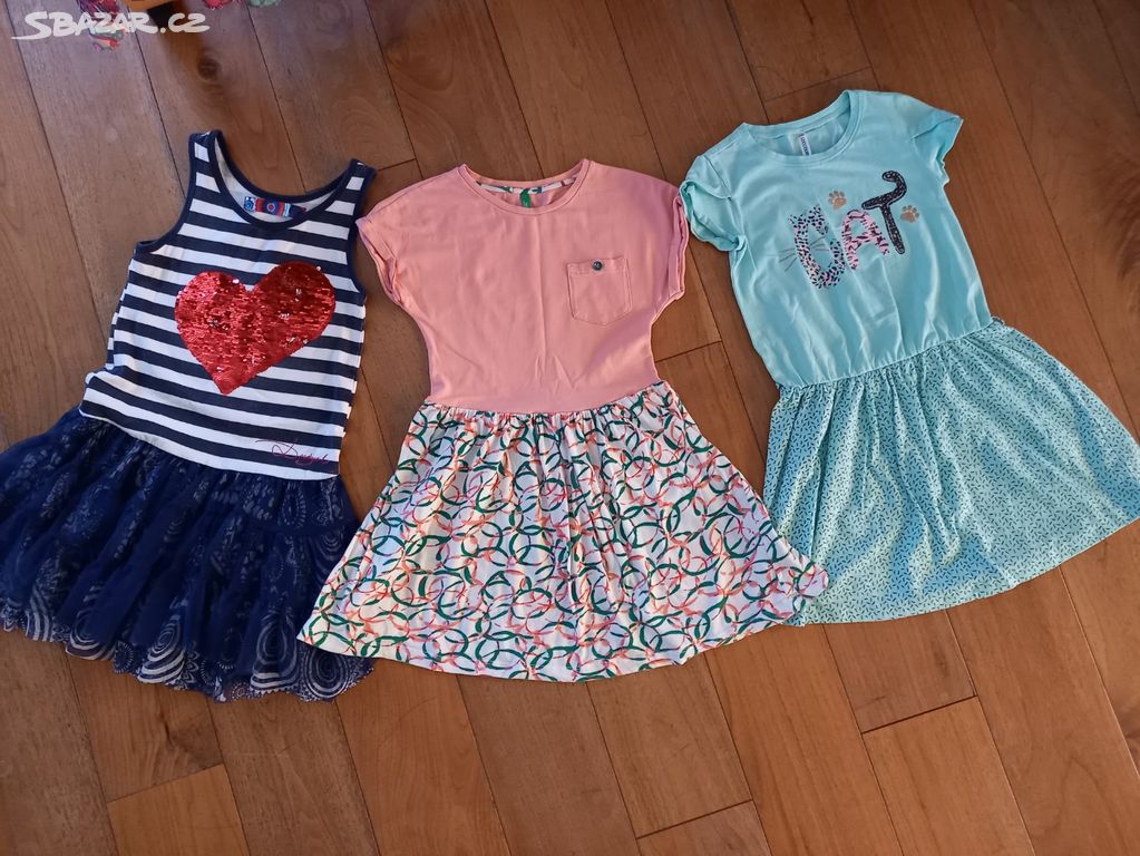 Dívčí letní šaty (různé - vel. 116)