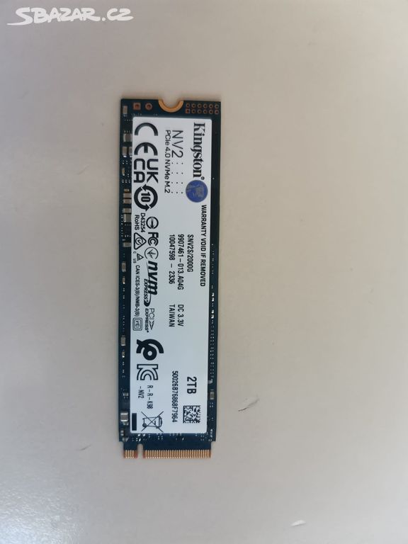 SSD disk Kingston NV2 - 2 TB - M2 formát