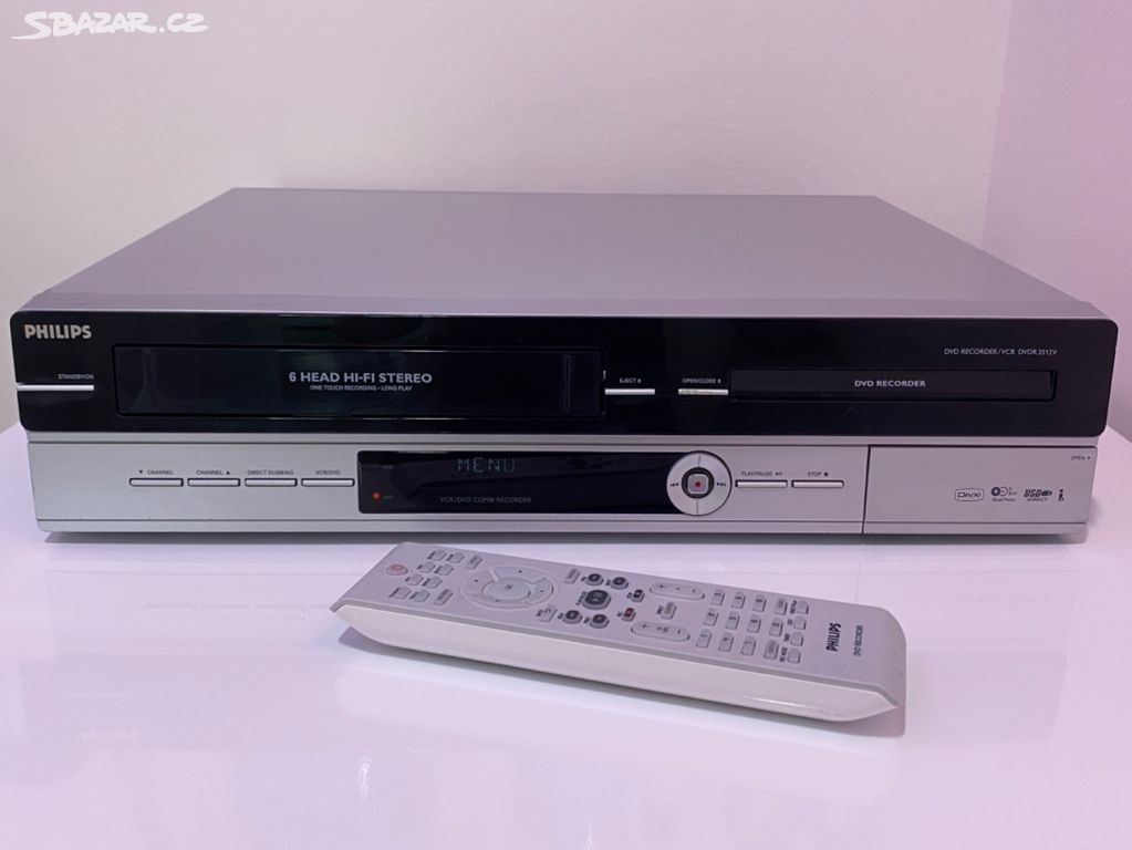 Philips DVDR3512V - combo - kopíruje z VHS na DVD