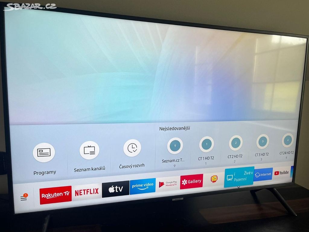 Samsung televize 49" 4K 123cm smart funkce