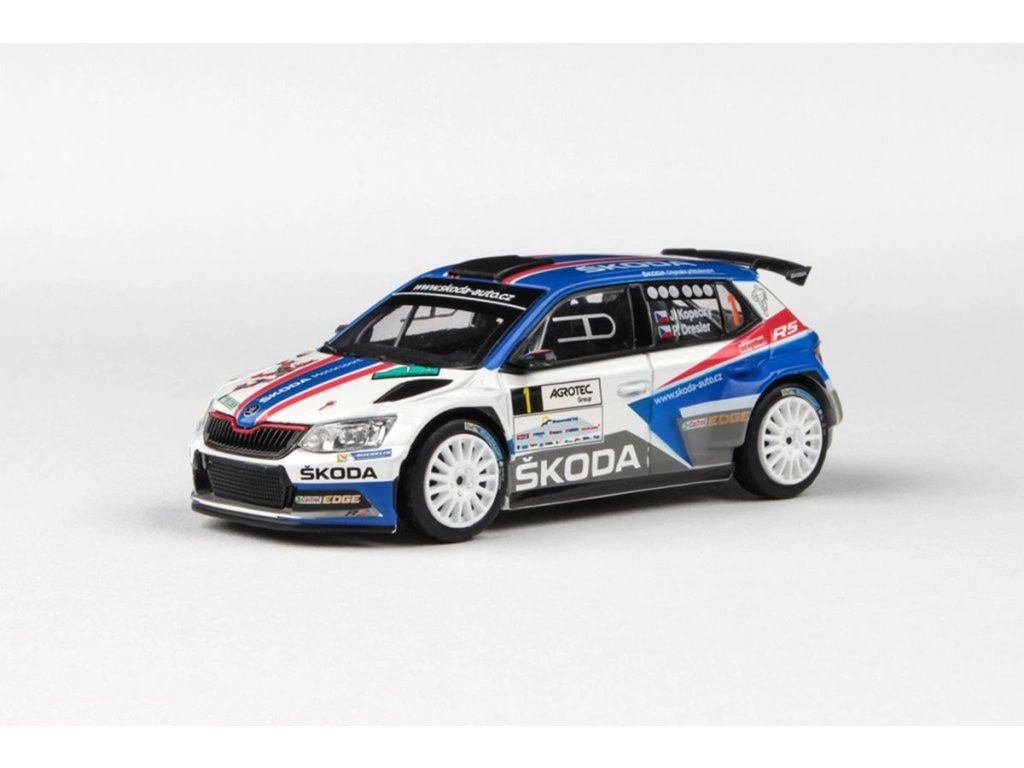 Modely Škoda Fabia III R5 (2015) 1:43 Abrex