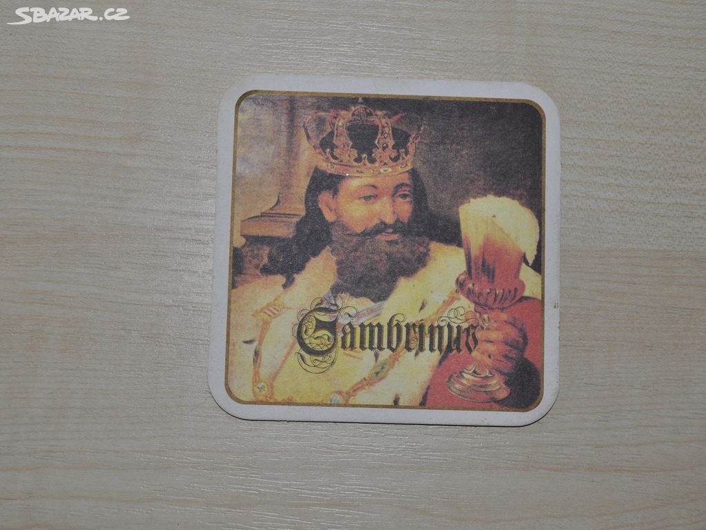 pivní tácek Gambrinus