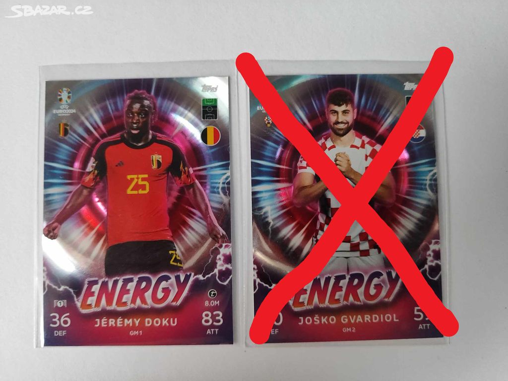 Euro 2024 Match attax Emergy shield black edge