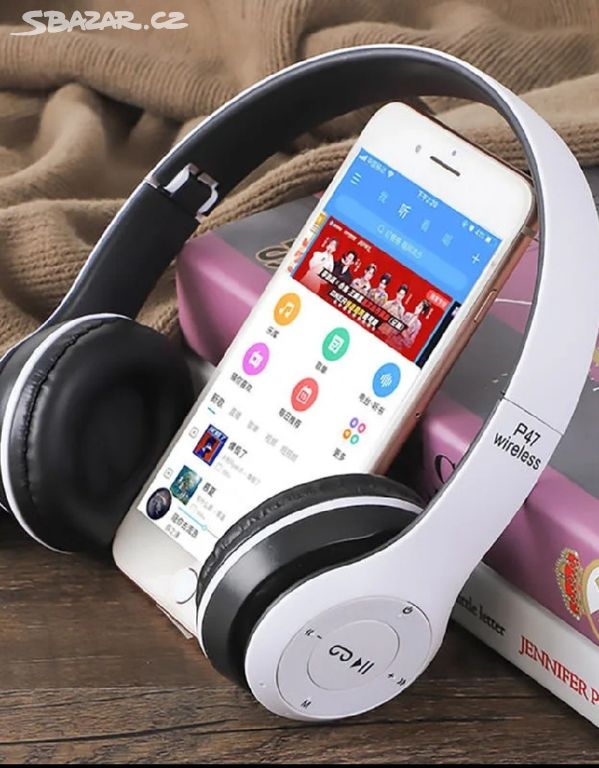 Bezdrátová bluetooth skládací nabíjecí sluchátka