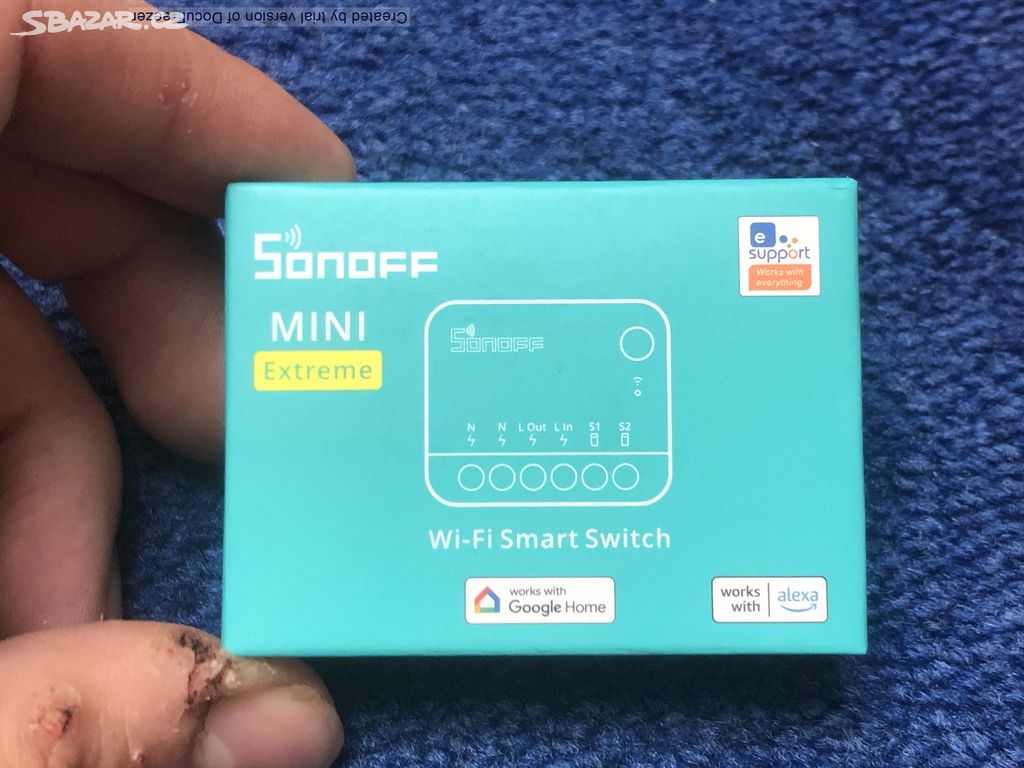 Sonoff MiniR4 smart wifi spínač univerzální