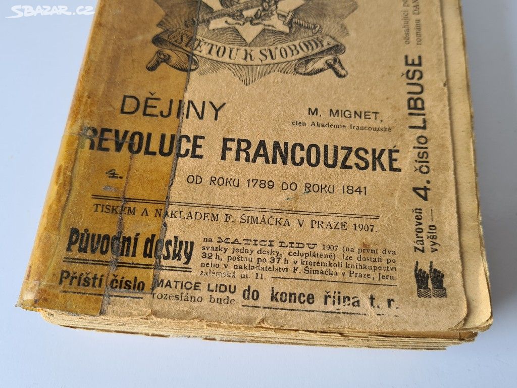 Kniha-Dějiny Revoluce Francouzské 1789-1814