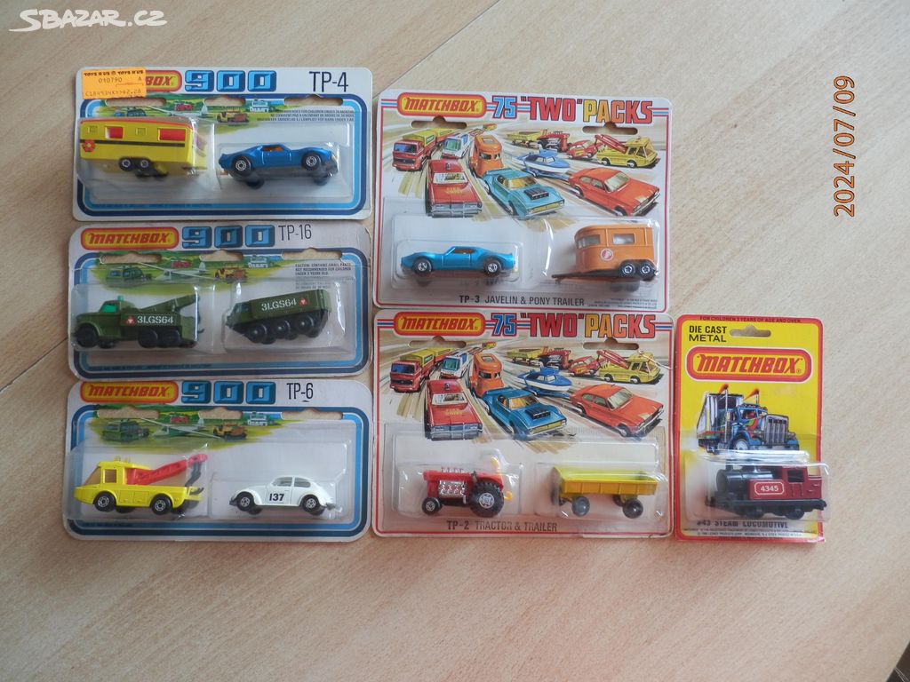 Matchbox modely sady vše jako nové ze sbírky