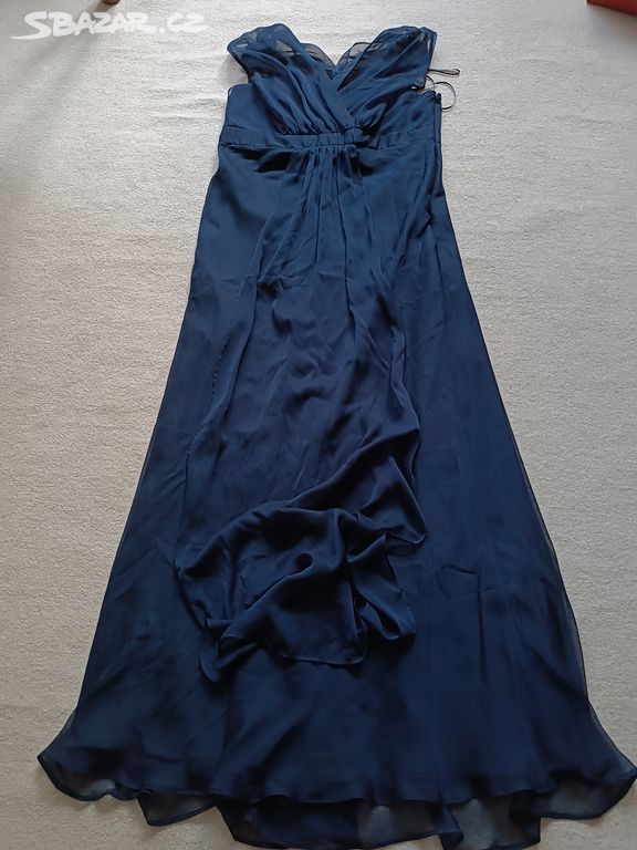 Tmavě modré společenské šaty Debut vel. 42/44