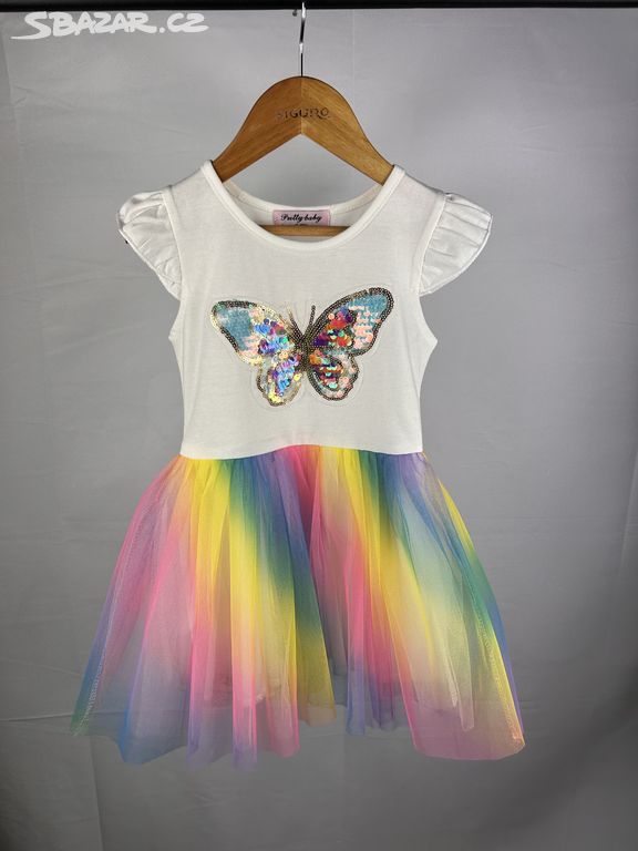 Letní barevné šaty pro dívky - Nové