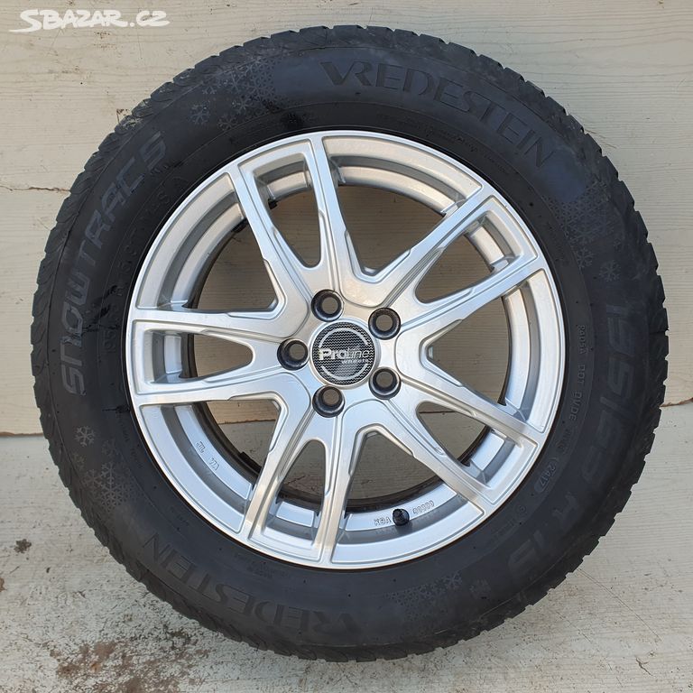 Alu kola PLW 15" 5x98 se zimními pneu