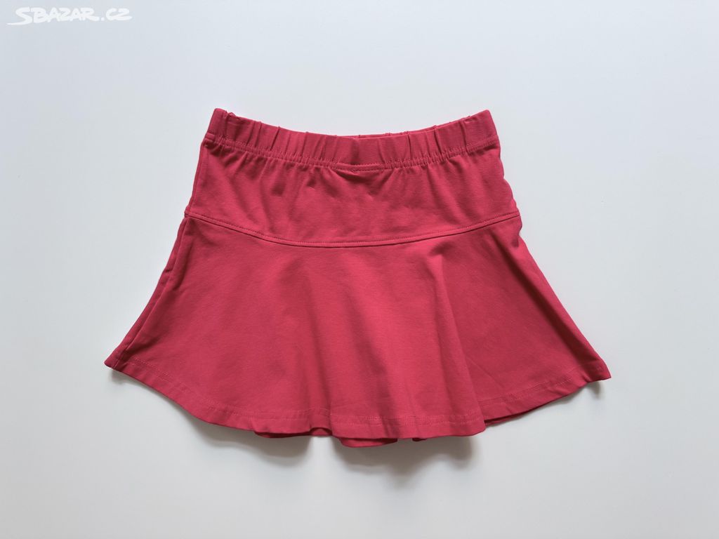 Dětská růžová sukně pruhy Coccodrillo 7 let 122 cm