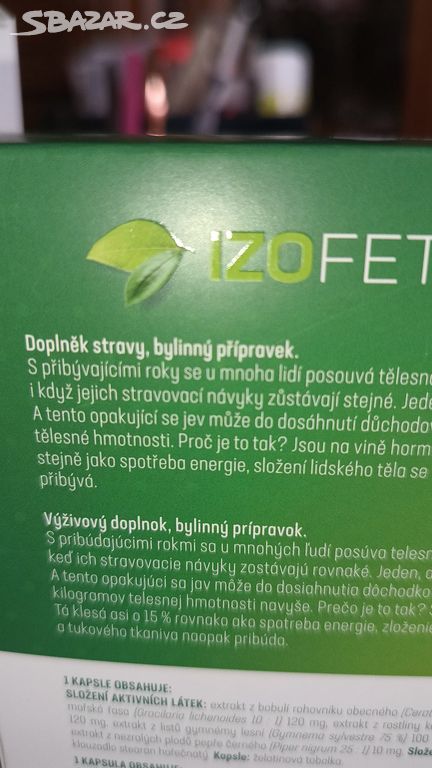 Doplněk stravy Izofet Slim 30tabl.