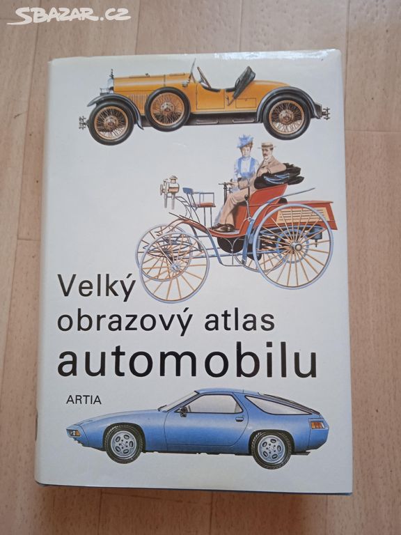 Kniha Velký obrázový atlas automobilu r. 1985