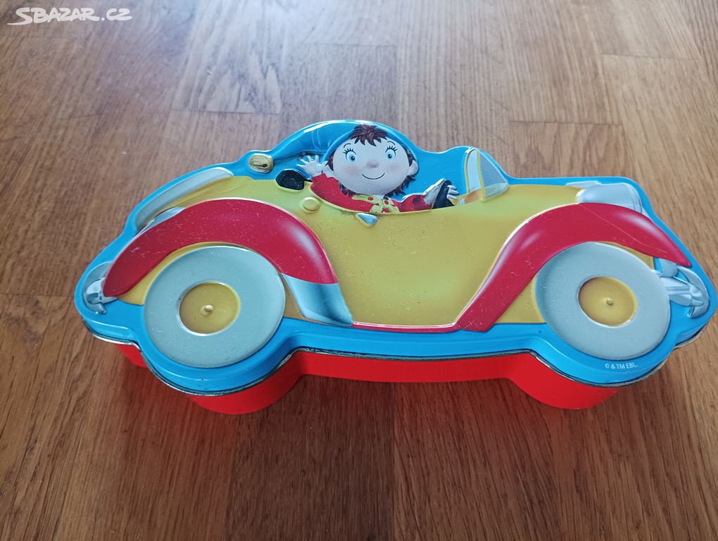 PLECHOVÁ ZNAČKOVÁ KRABIČKA NODDY CAR FRANCIE