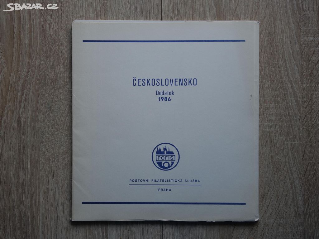 Albové listy Pofis: Československo 1986, nepoužité