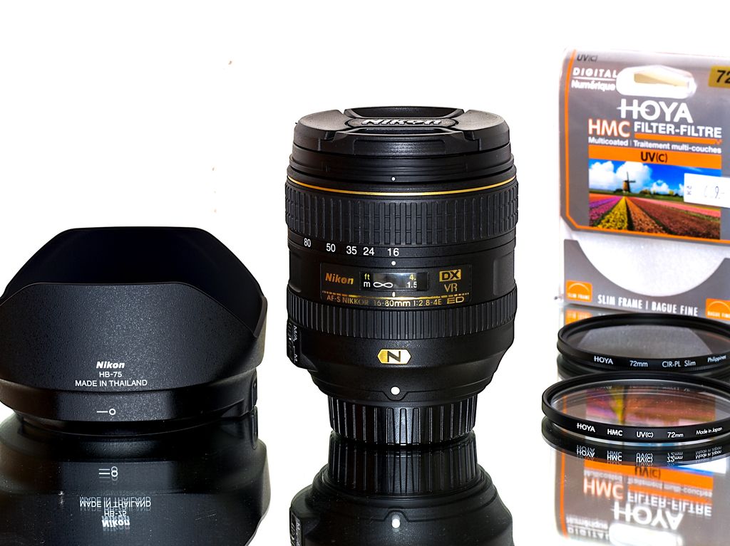 Nikon AF-S Nikkor 16-80mm VR + UV+CPL filtr TOP