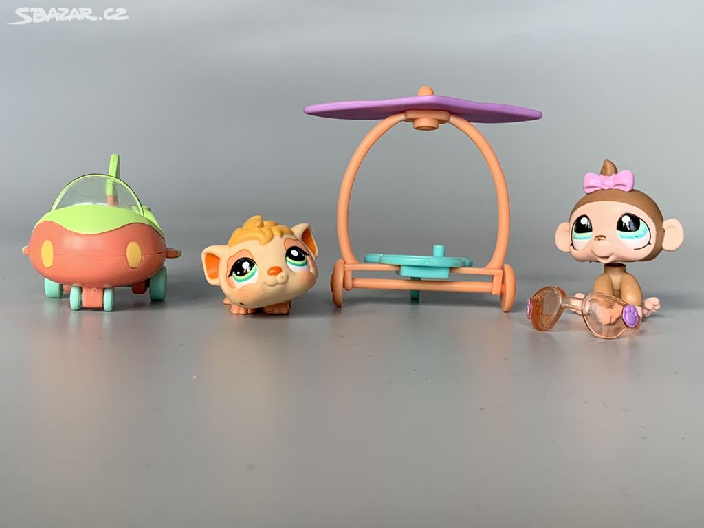 Sada figurek Littlest pet shop 3 (rogalo)