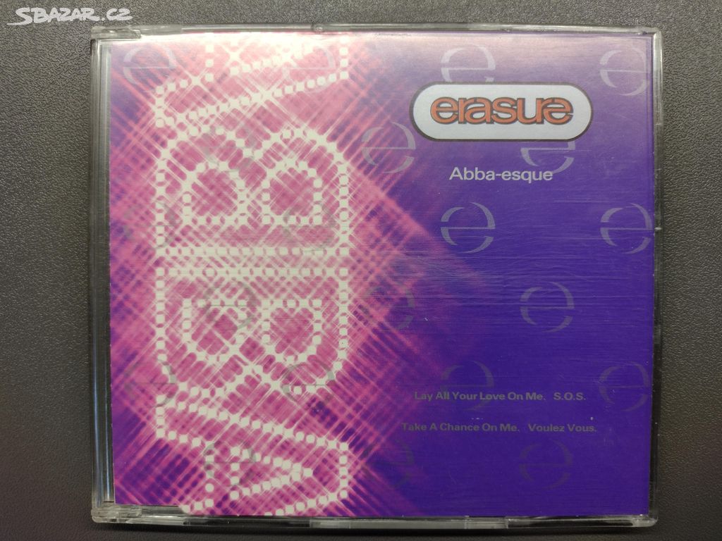 CD MAXI ERASURE -ABBA ESQUE CS MUTE CZECHOSLOVAKIA