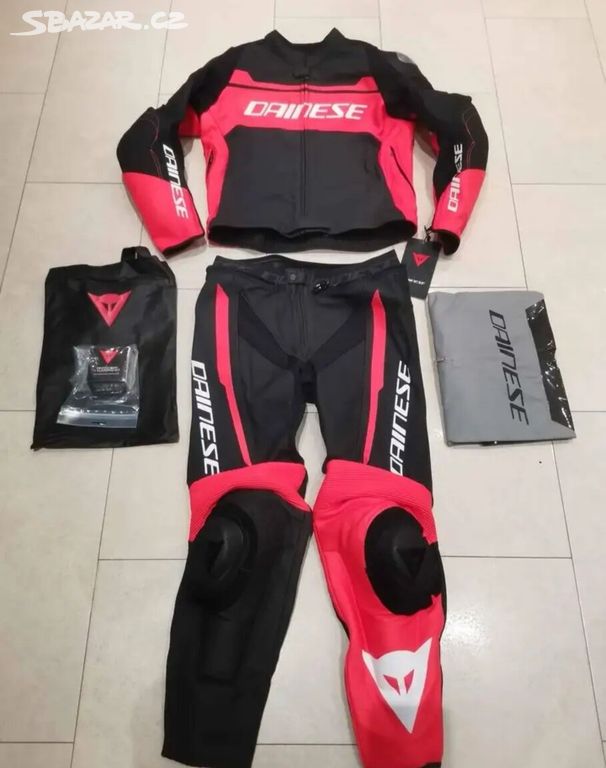 Dainese Mistel-Pánská kožená moto kombinéza