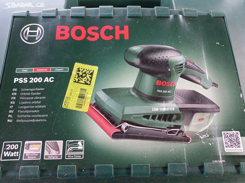 Bosch Vibrační bruska PSS 200 AC