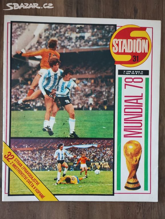 MS FOTBAL MUNDIAL 1978 ARGENTINA STADION SPECIÁL