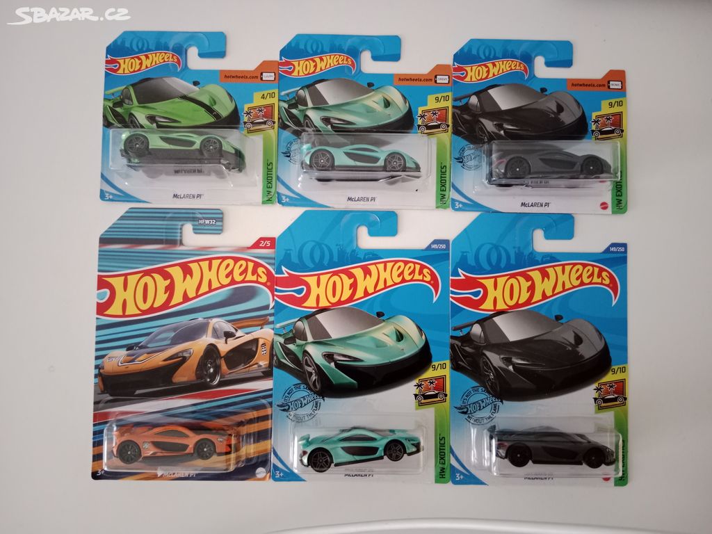 Autíčka Hot Wheels McLaren P1