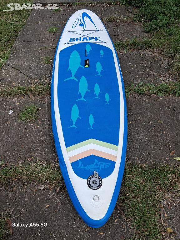 Paddleboard Shark 13 stop