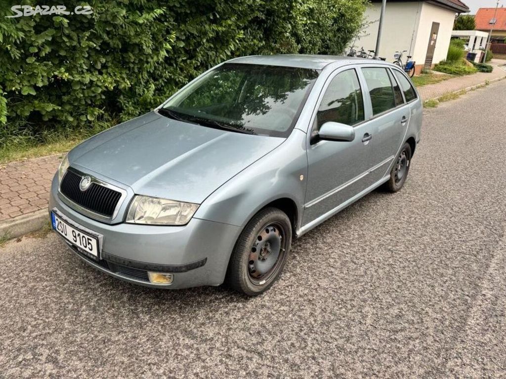 Škoda Fabia combi 1,4i , klima benzín manuální