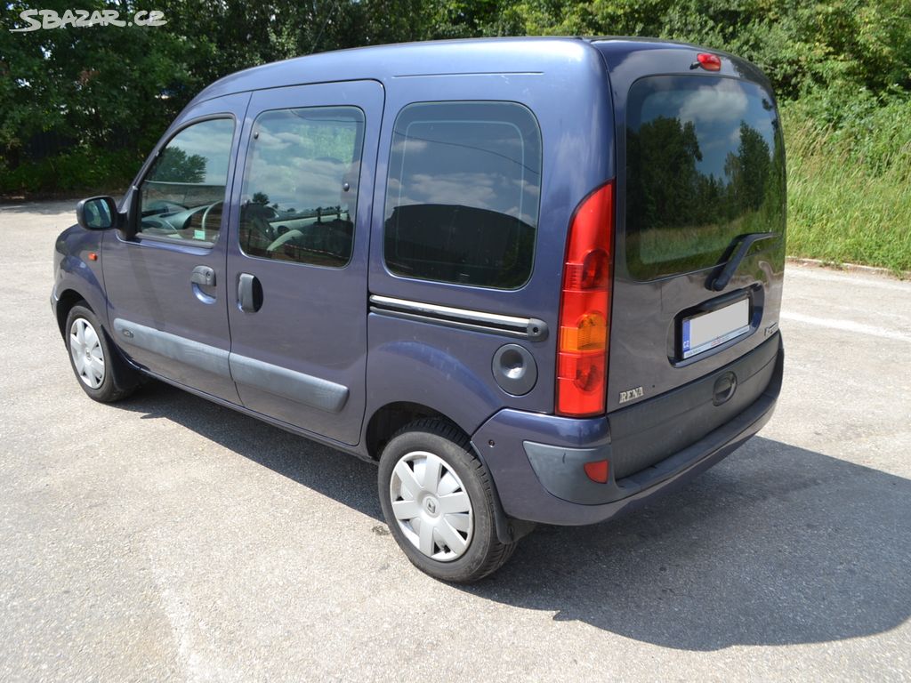 R.Kangoo 1,5 DCi 60kw,klima,2xšoupačky, 2x kola,