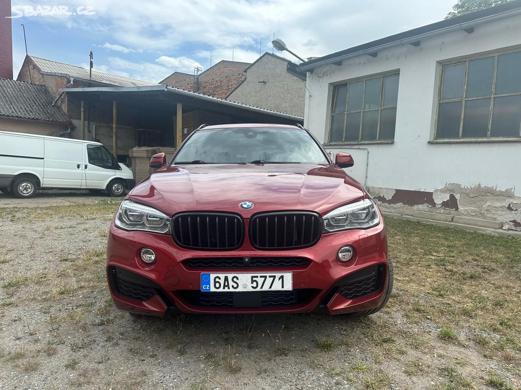 BMW X6 xDrive30d, 190kW, 1.majitel, koupeno v ČR.