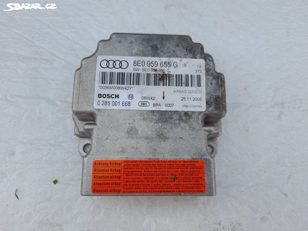 Řídící jednotka airbagu 8E0959655G Audi A4 B7