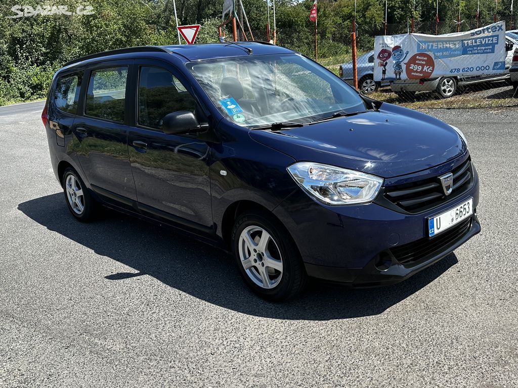 Dacia Lodgy 1.6i, r.2014, STK, klima, 1.Majitel