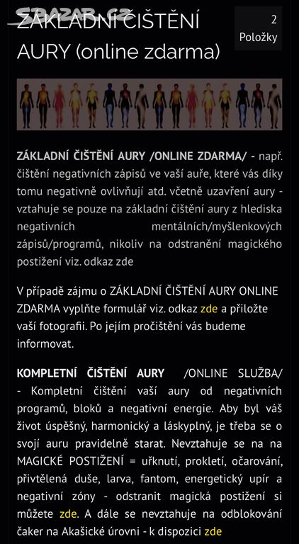 ZÁKLADNÍ ČIŠTĚNÍ AURY (online zdarma)