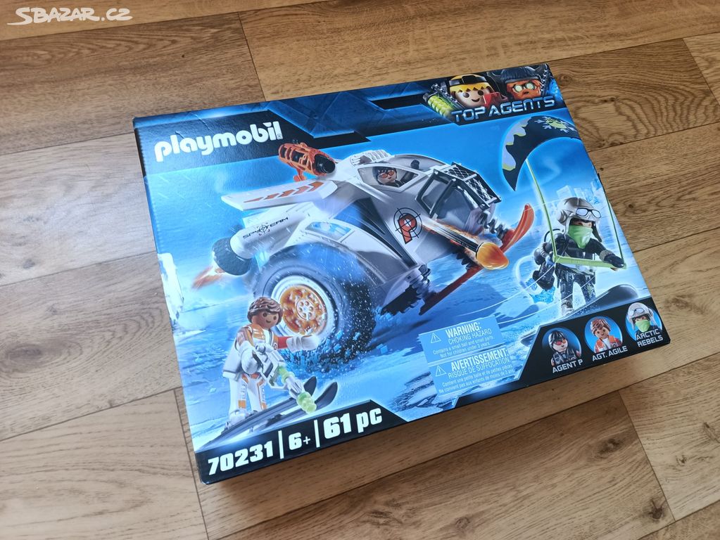 Playmobil 70231 Spy Team Sněžný kluzák