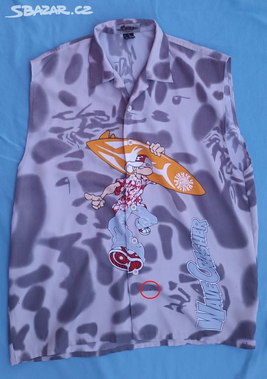 letní plážová vesta v havajském stylu, vel. XXL