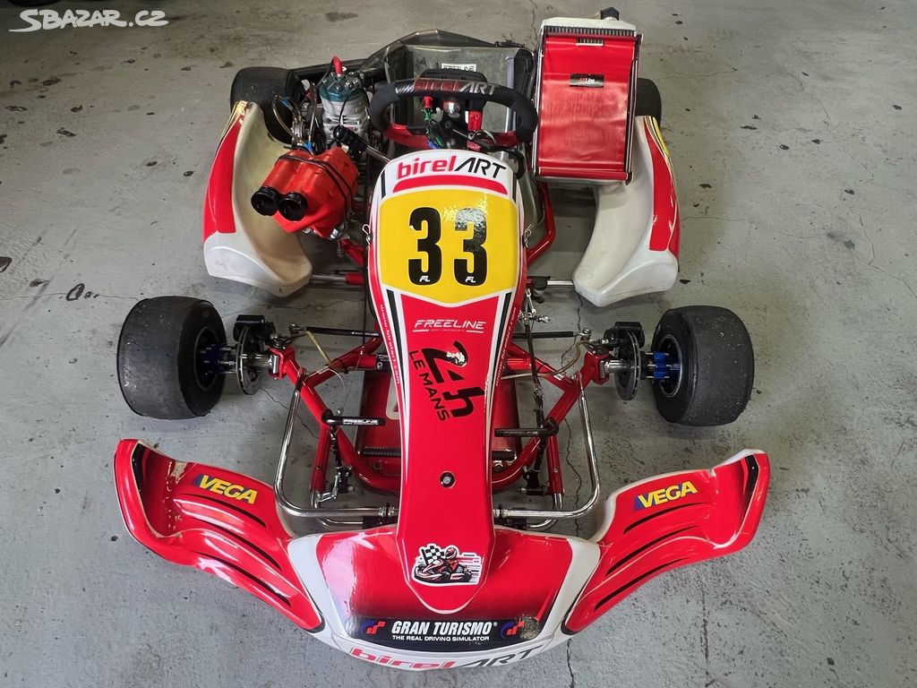 Motokára KZ2 Birel 125ccm 6ti kvalt IAME