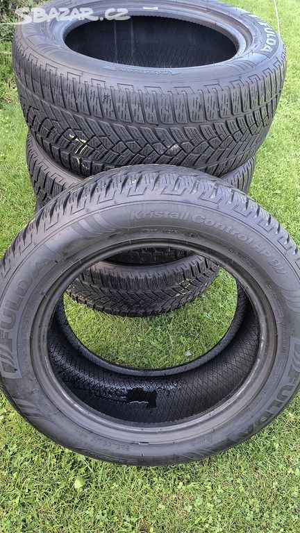 4ks použitých zimních pneu Fulda 225/55 R16 95H