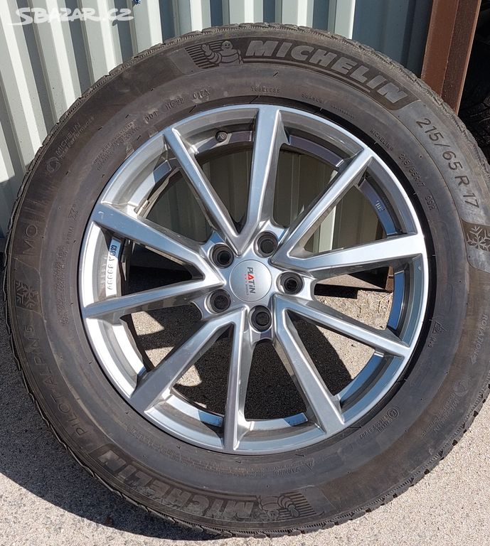 Alu disky 17,5x108 +zimní Michelin Alpin5 215/65