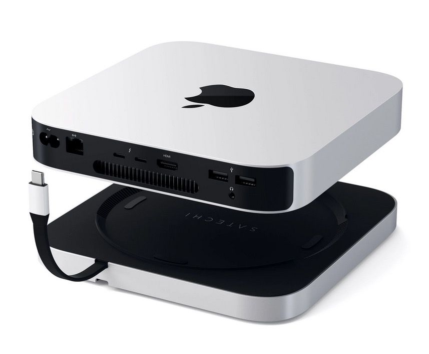 Satechi Mac Mini hub + SSD WD Blue 2 TB