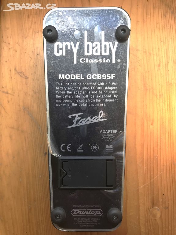 Kvákadlo Dunlop Cry Baby GCB95F Wah Wah