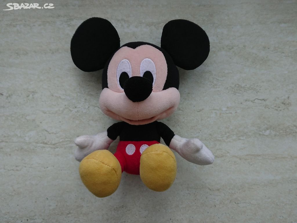 Plyšový Mickey Mouse, cca 20 cm