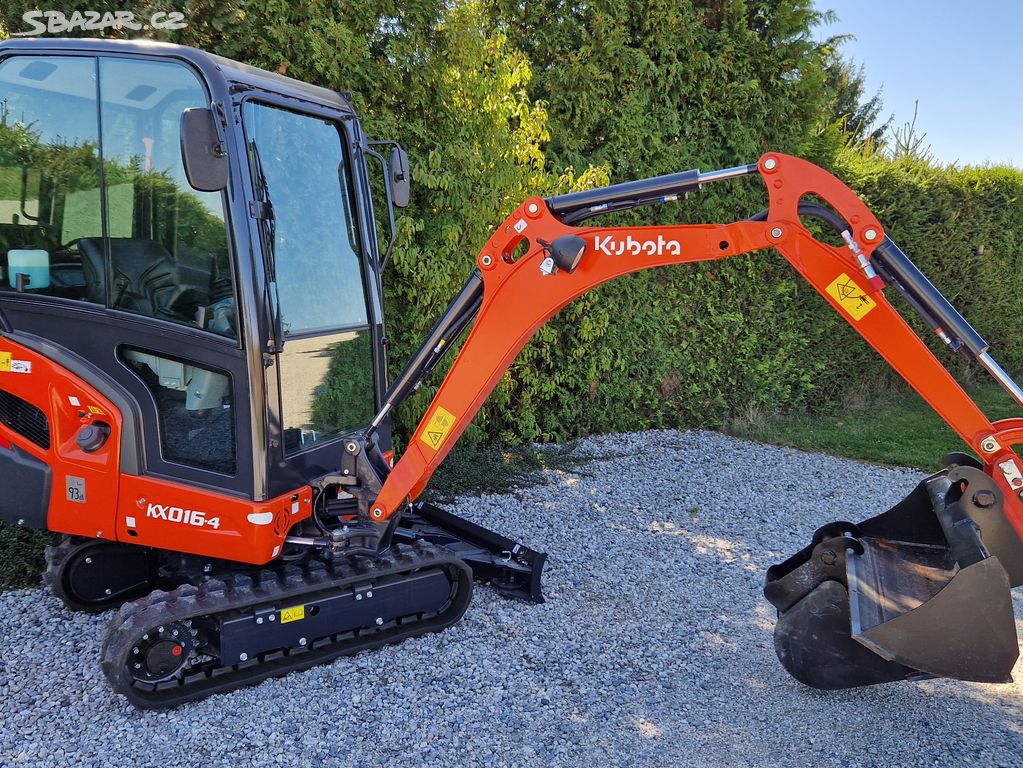 Minibagr Kubota Kx 016/NOVÝ STROJ 7MTH/2022-8/