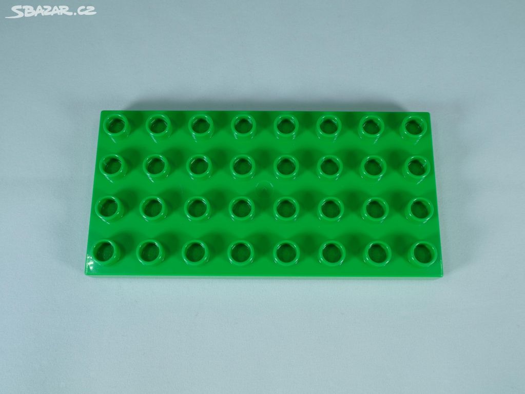 LEGO DUPLO deska 4x8, jasně zelená