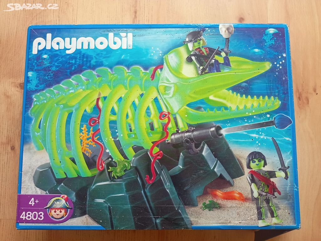 Playmobil - mrtví piráti se svítící kostrou