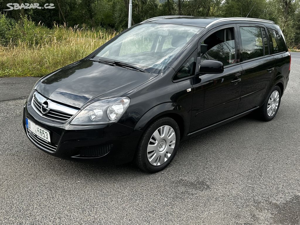 Opel Zafira 1.6i, r.2012, 7mist, STk, klima